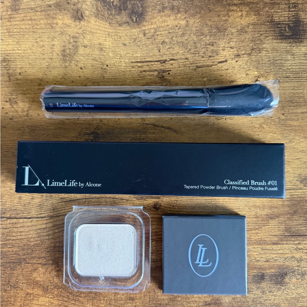 LimeLife by Alcone Highlighter and Brush